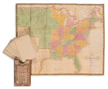 MITCHELL, SAMUEL AUGUSTUS. A New American Atlas Designed Principally to Illustrate the Geography of the United States of North America